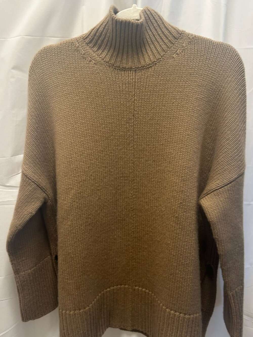 Vince Wool-Cashmere Trapeze Turtleneck Sweater - NWT!